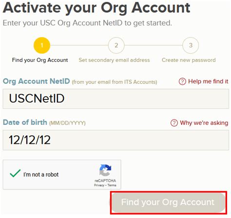 myusc|USC NetID Account Services.